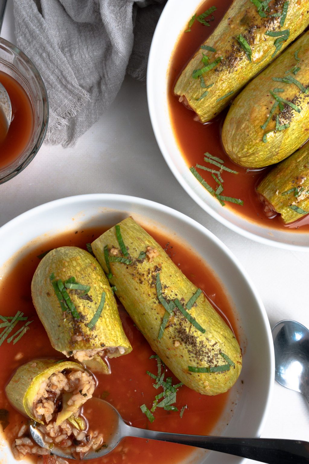 Kousa Mahshi Lebanese Stuffed Zucchini Kousa Mahshi Lebanese Stuffed Zucchini