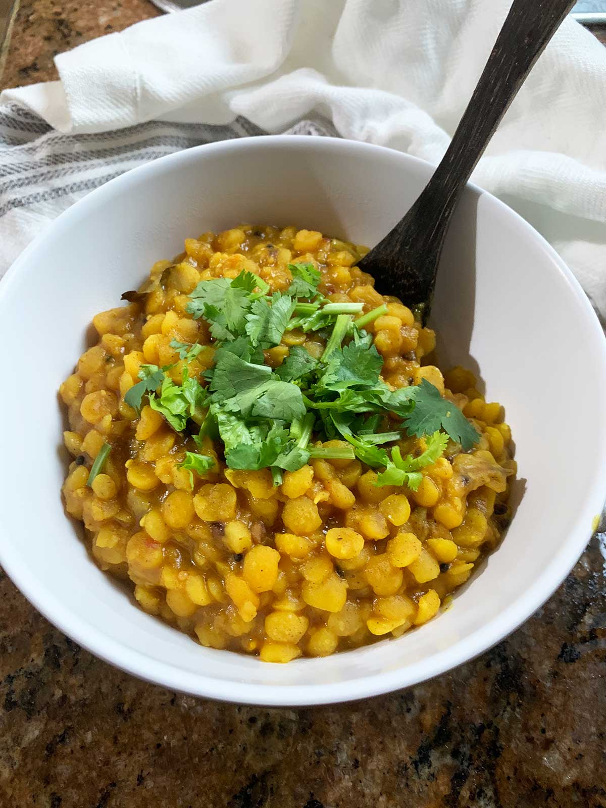 Yellow Split Pea Dal Recipe - Vegan - Plant Based Folk