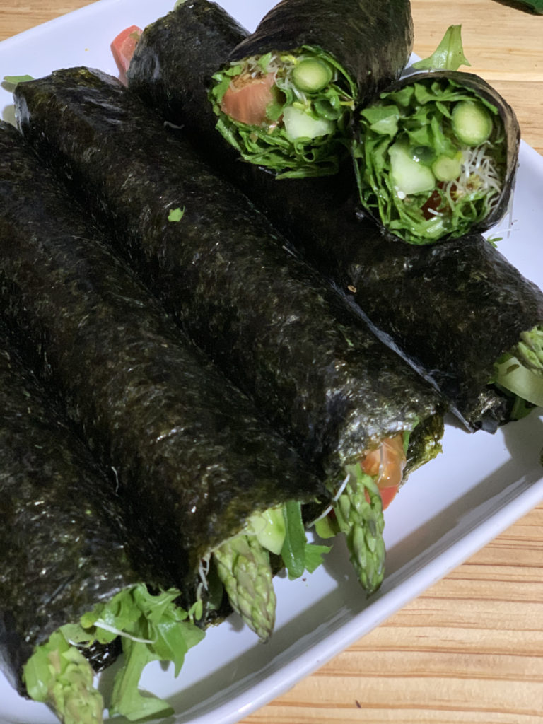 Medical medium advance 3:6:9 cleanse nori rolls for dinner