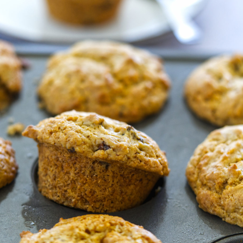 Deliciously Easy Eggless Chocolate Chip Muffins (Vegan)