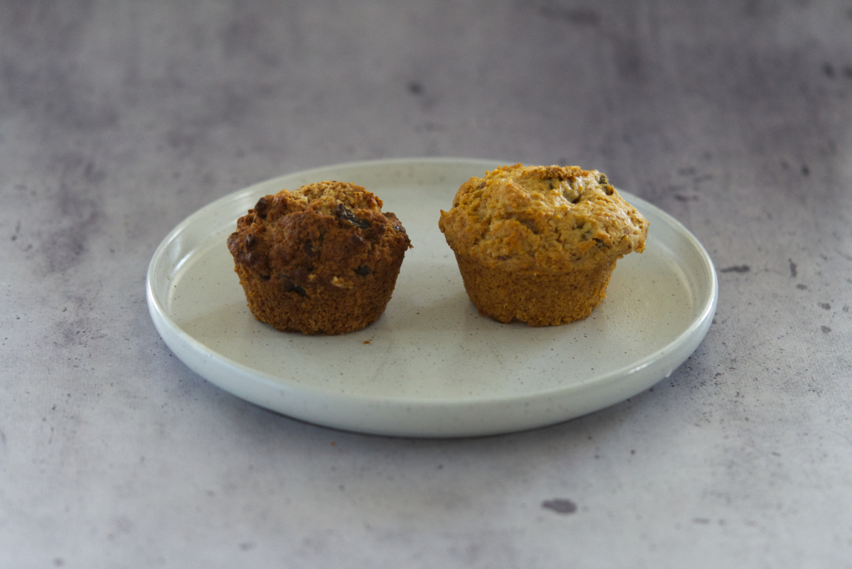 coconut oil vs vegan butter muffins