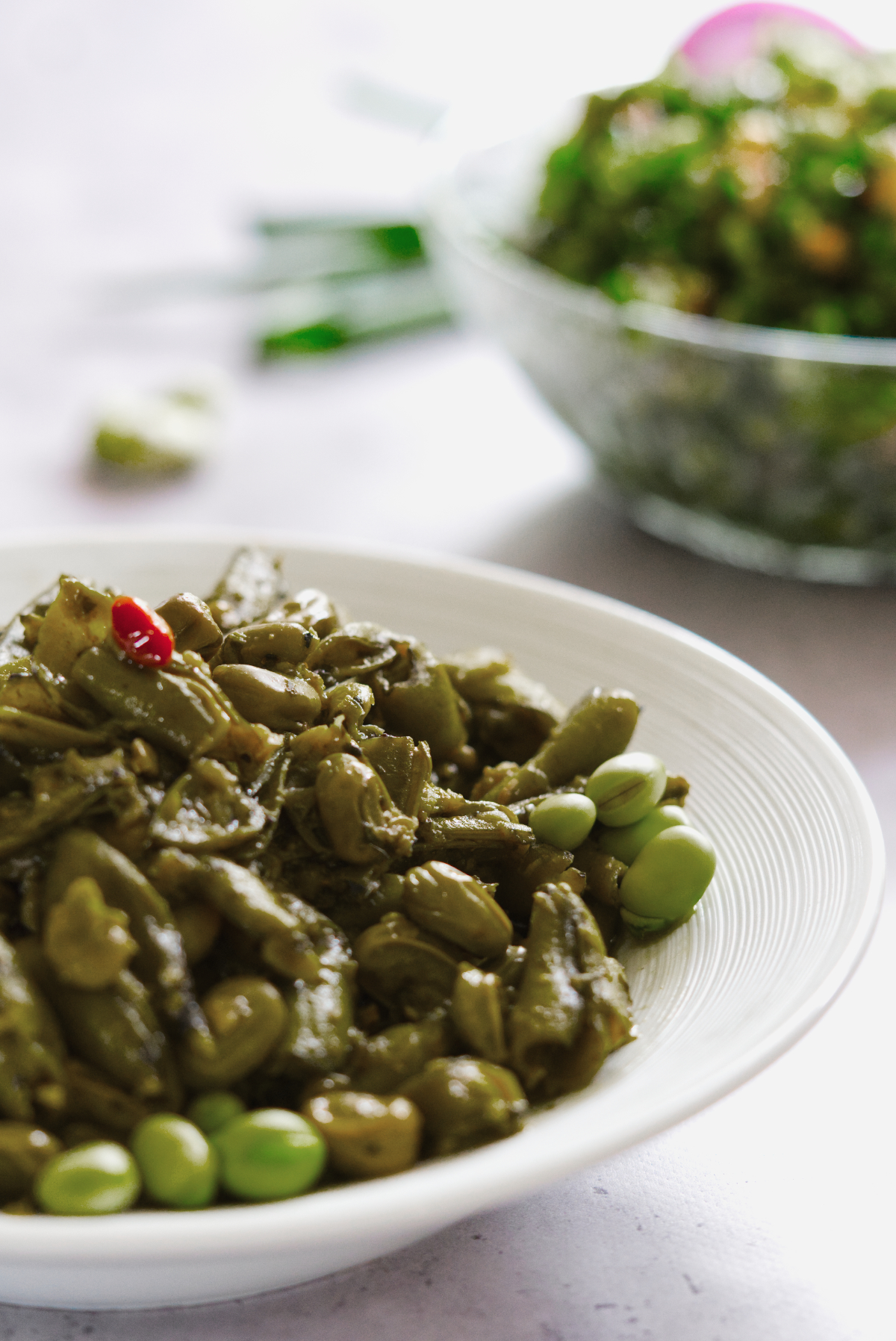 Foul Akhdar Bi Zeit Lebanese Green Broad Beans