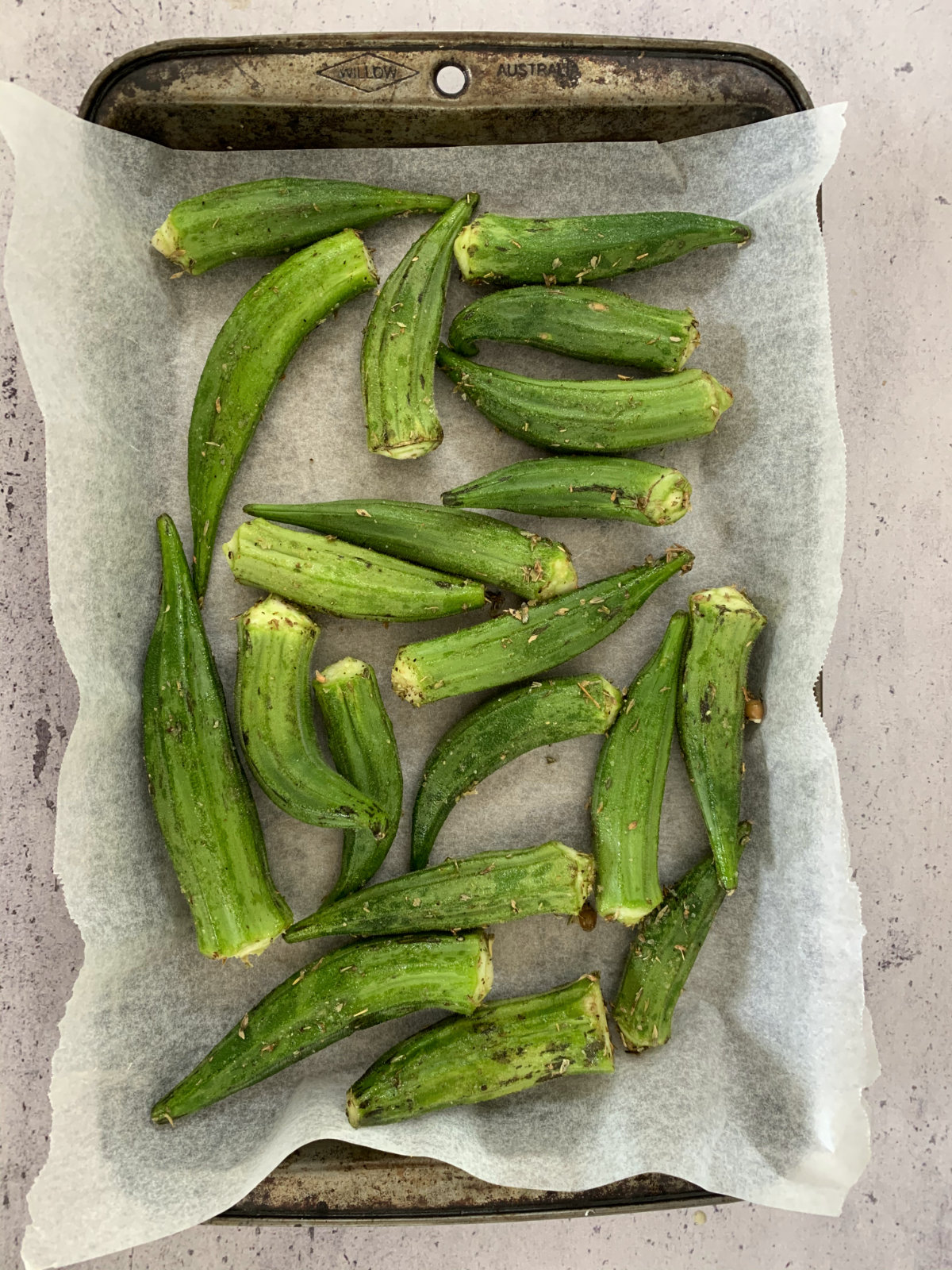 roasted okra recipe