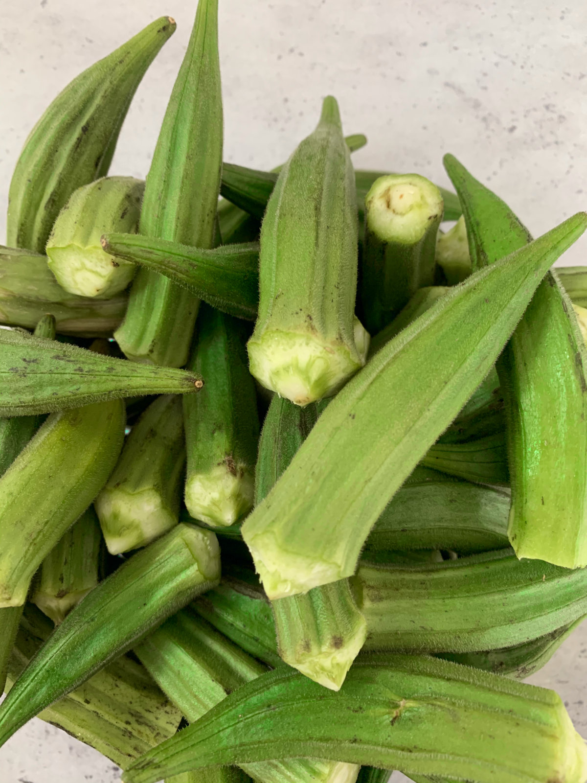 Vegan Roasted Okra