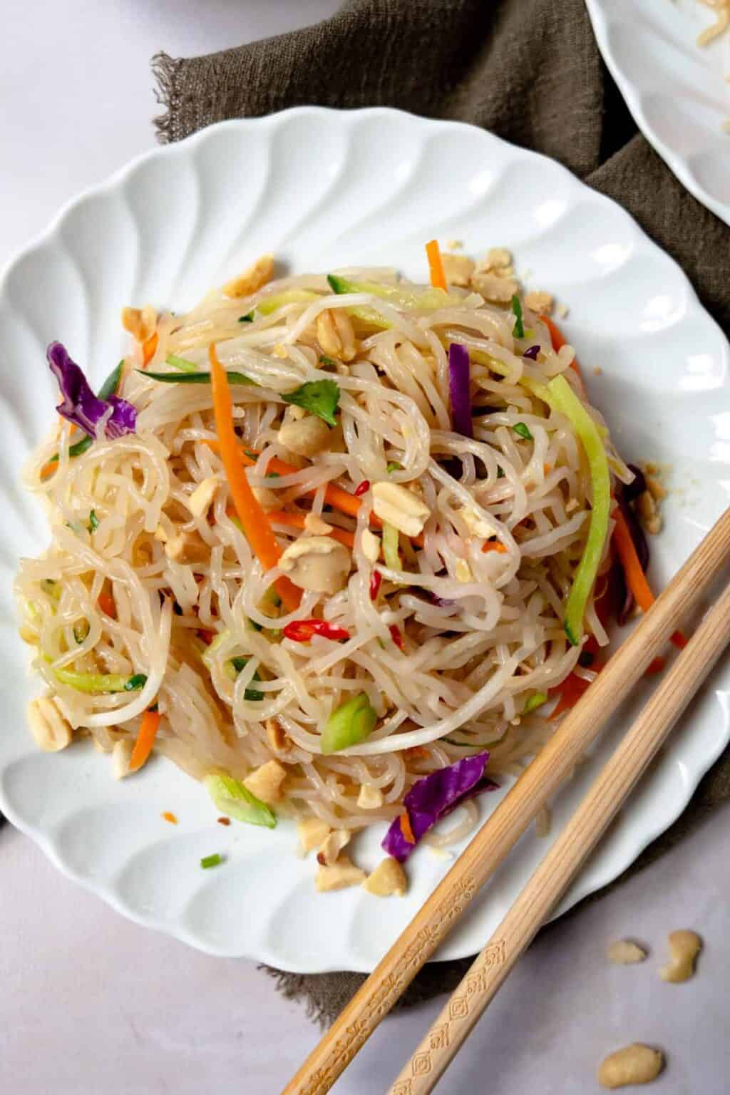 Glass Noodle Salad (Easy Vegan & Gluten Free Salad)