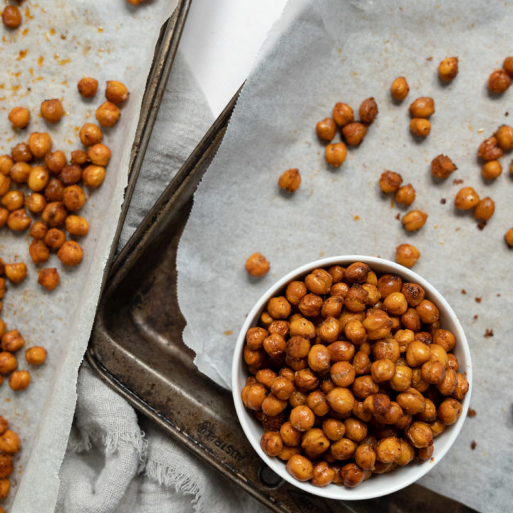 Spiced Crispy Chickpeas Oven Roasted Or Air Fried 0040