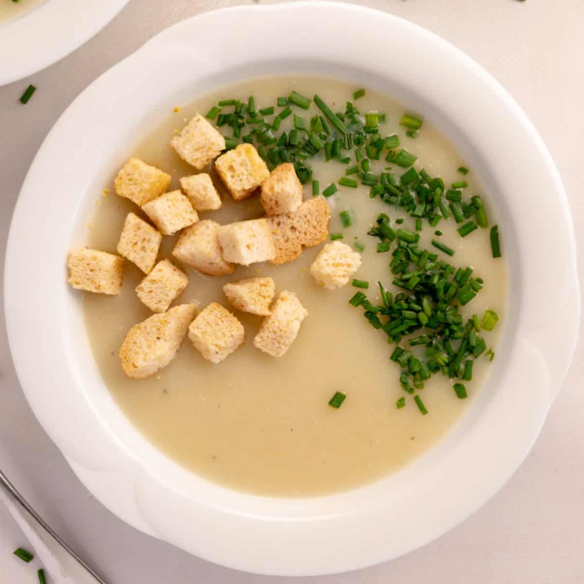 Vegan Potato Leek Soup No Coconut Milk