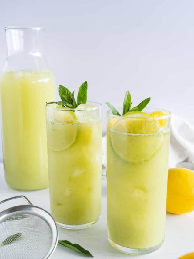 Easy Mint Lemonade Recipe • Plant Based Folk