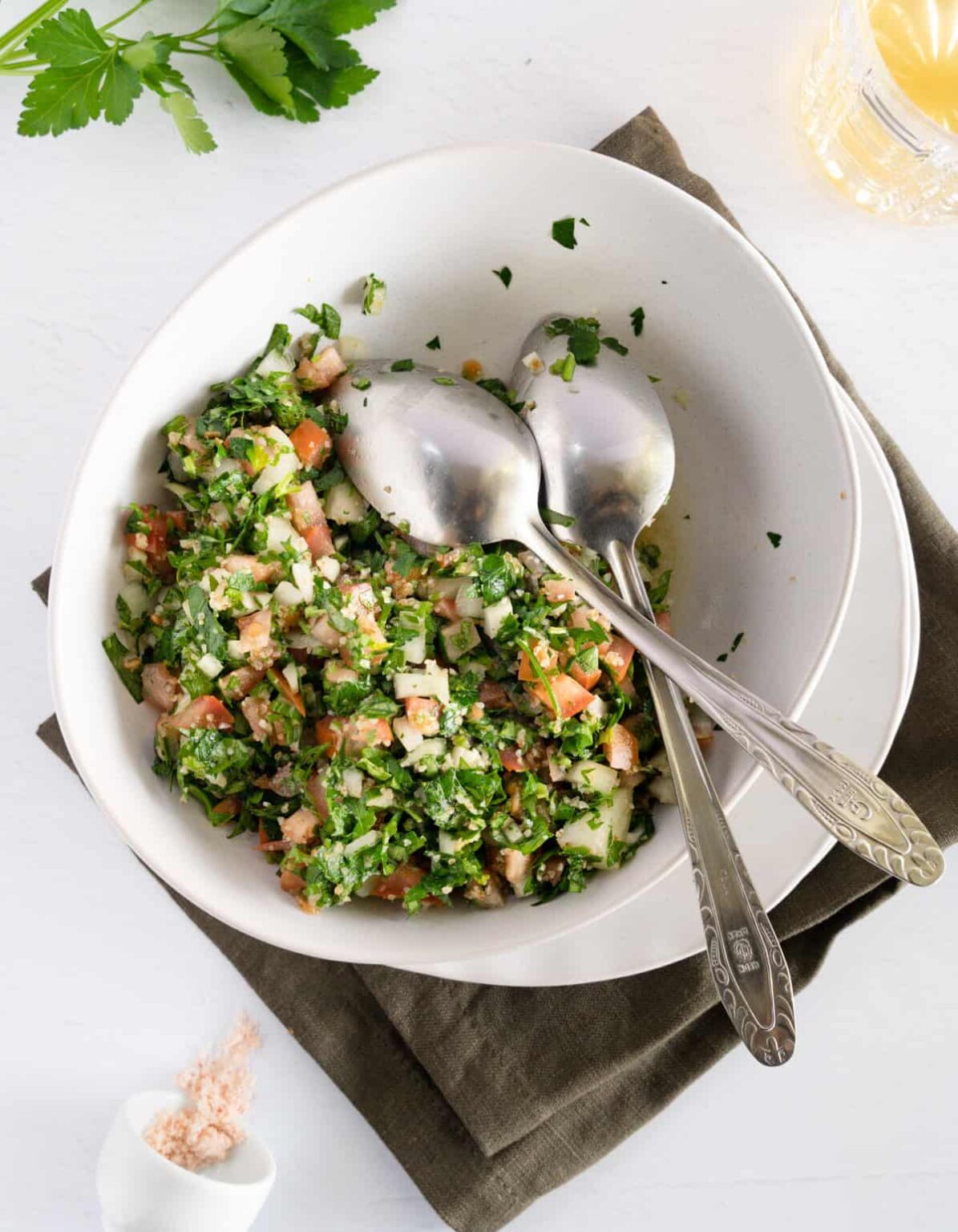 Authentic Taboule Lebanese Salad