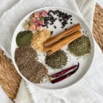 kamouneh spice in a plate