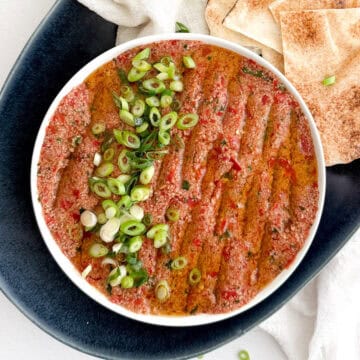 tomato kibbeh plated