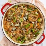 baked noodles in a casserole dish