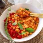 marry me chickpeas in a bowl