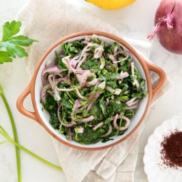 biwaz salad in a bowl