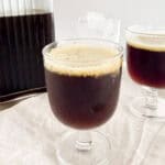 licorice drink in a cup