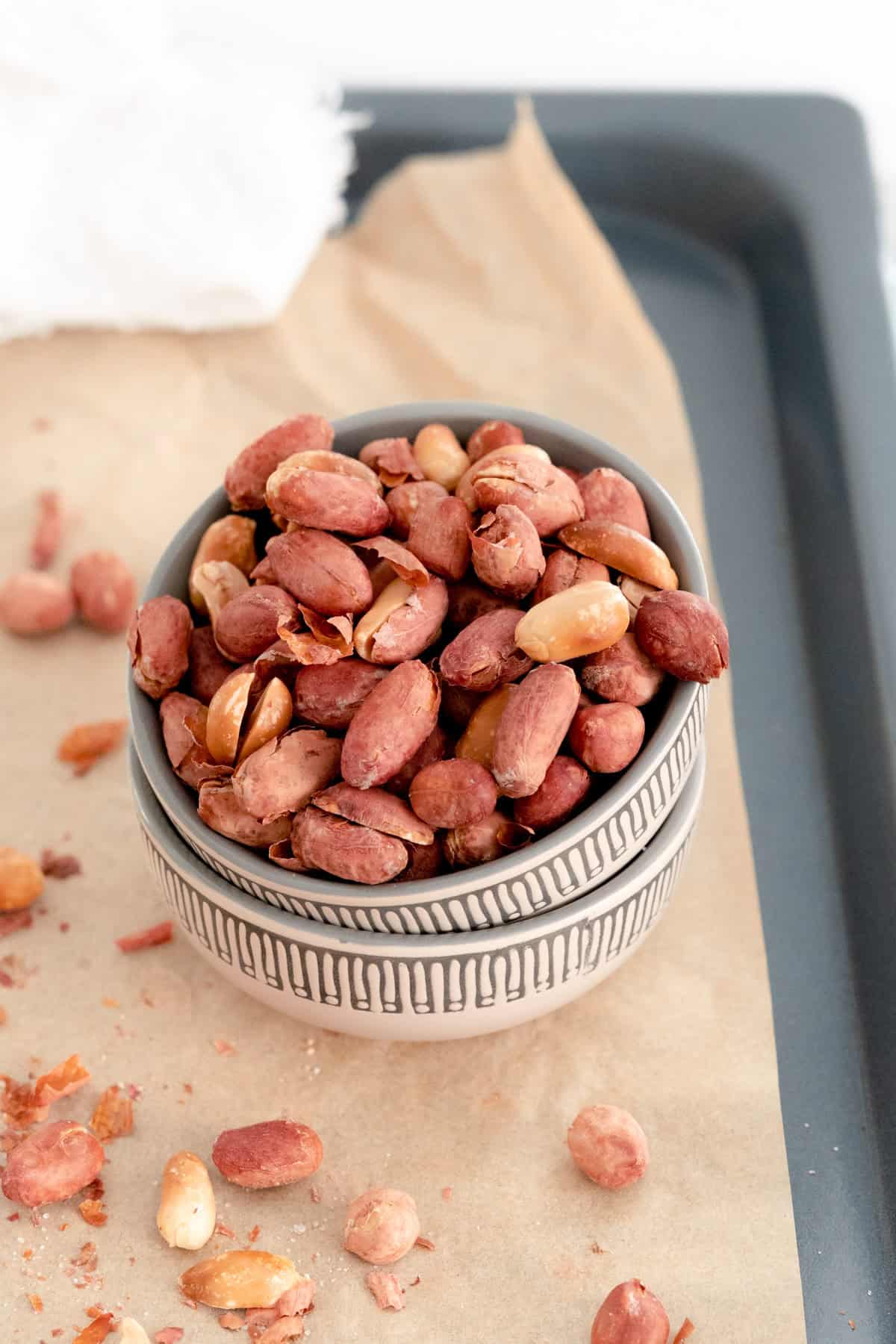 roasted salted peanuts in a bowl