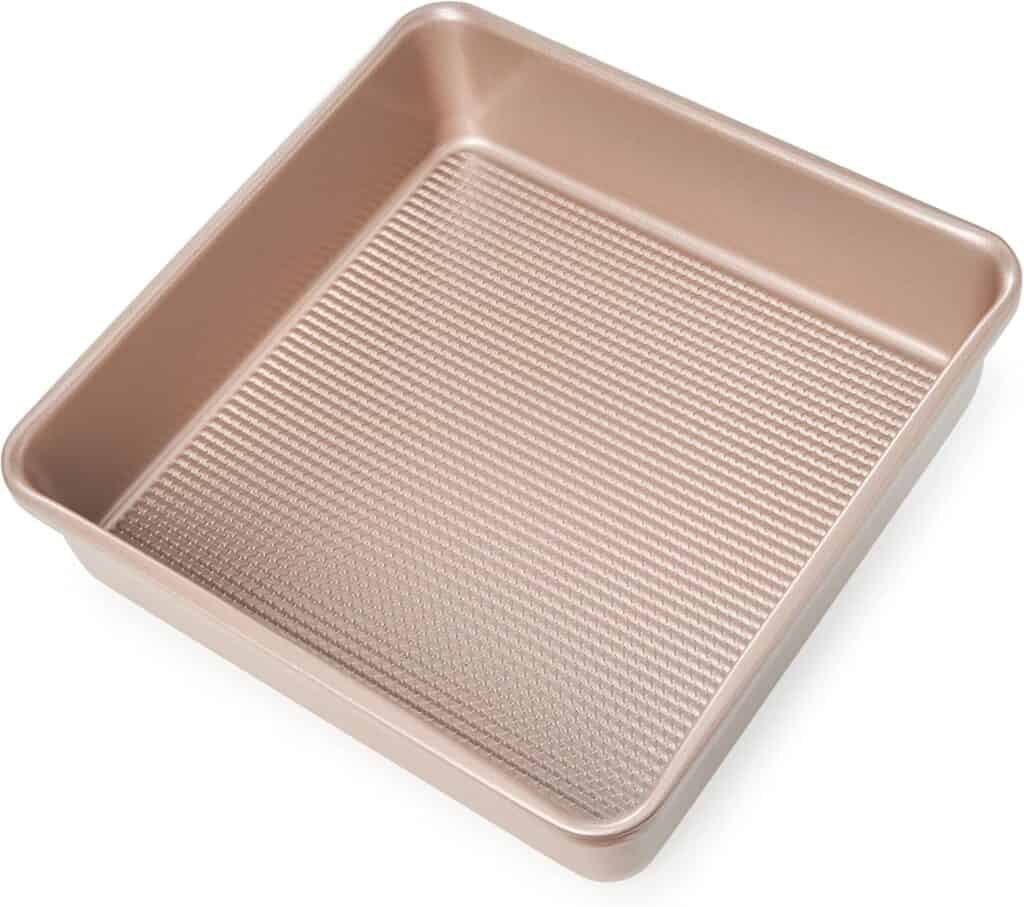 pink square cake pan