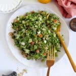 couscous tabbouleh in a plate