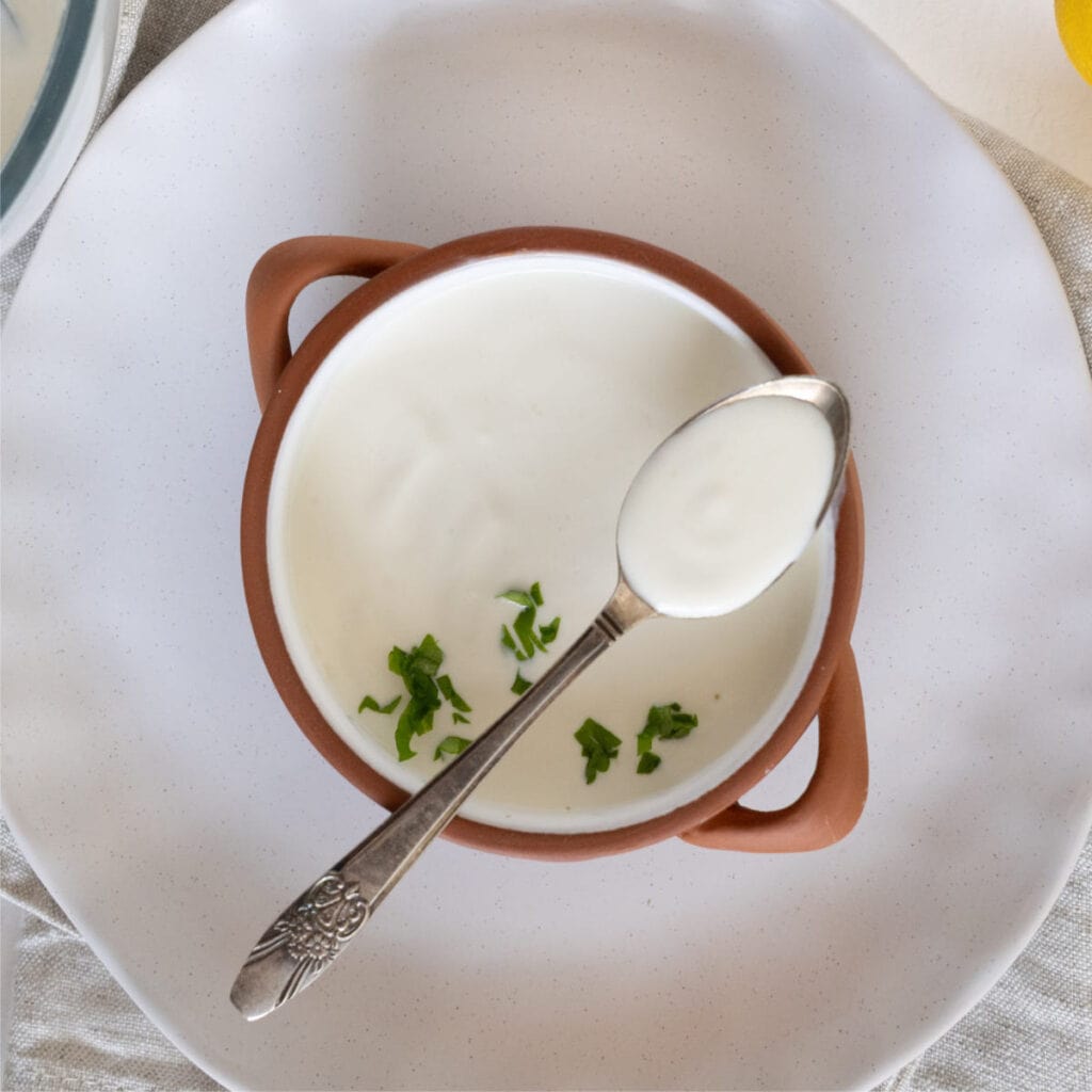 Yogurt Tahini Sauce (Salsat Laban)