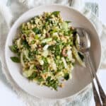 bulgur salad in a plate