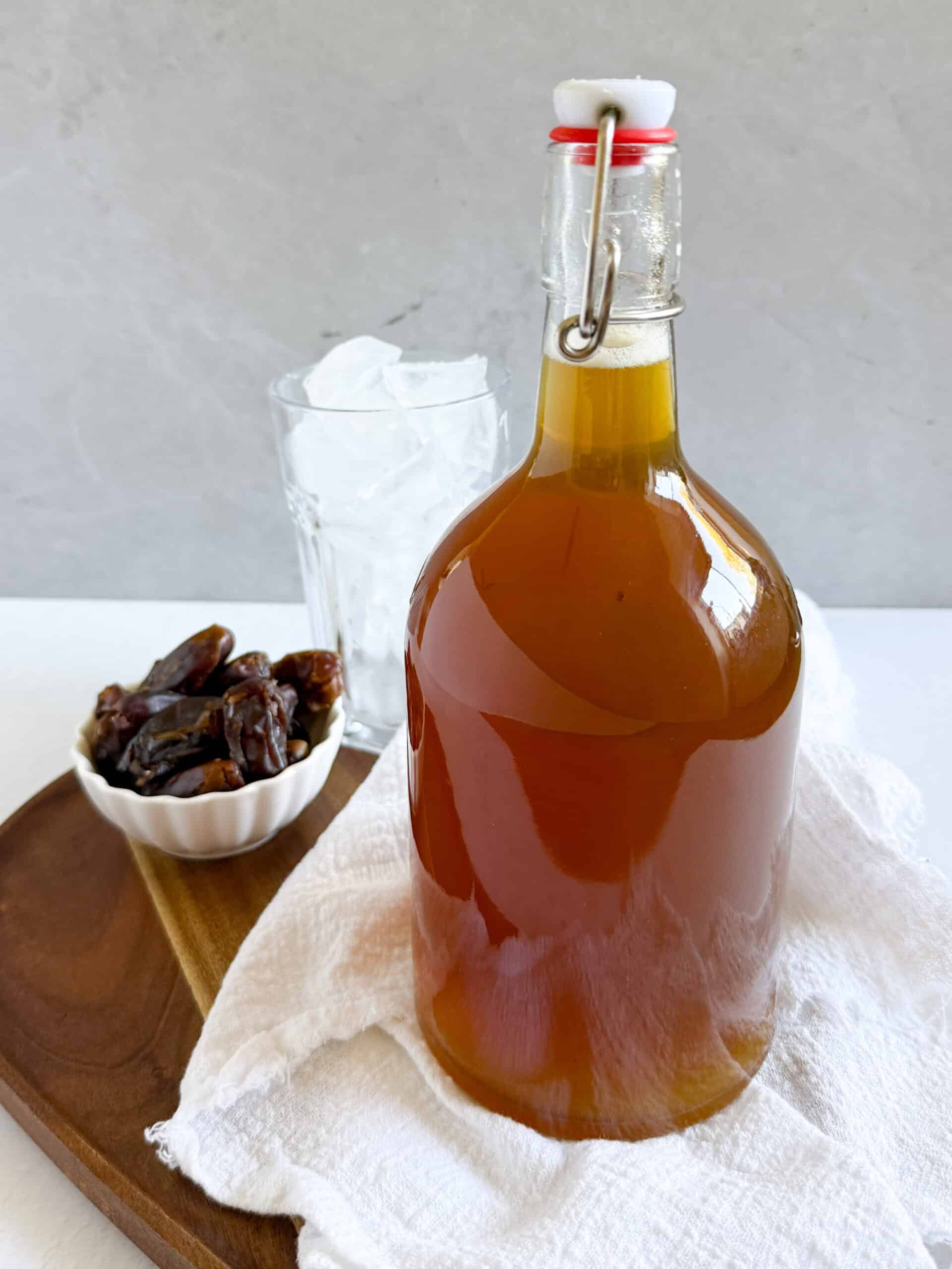 a jug of date juice